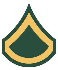 Army Private First Class Military Ranks