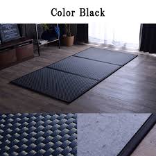 tatami rush folding mattress black made