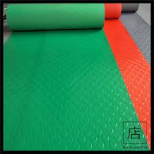 anti slip pvc floor matting coin shape