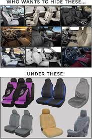 Disappearing Car Seat Covers
