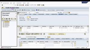How To Create A Purchase Order Wrt Purchase Requisition Sap Mm Basic Video