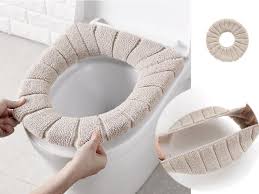 Soft And Warm Fabric Toilet Seat Cover