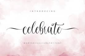 With beautiful script type, professional sans serif font and more. Celebrate Calligraphy Font Download Fonts