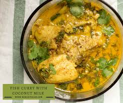 fish curry with coconut milk fish
