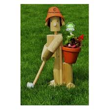 Flower Pot Men Golfer Garden Figurine