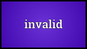 Invalid results may be an indication that the test strip was not thoroughly saturated in urine. Invalid Meaning Youtube