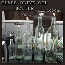 Transpa 750ml Glass Olive Oil