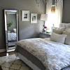 Madison grey queen platform bed with matching footboard and twin xl trundle. 1