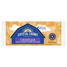 crystal farms cheese cheddar jack 7 oz