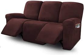Velvet Stretch Reclining Couch Covers