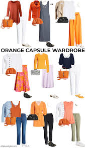 how to wear orange 7 color