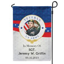 Military Garden Flags Double Sided