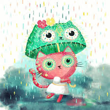 Image result for rainy caturday