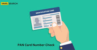 pan card number check the