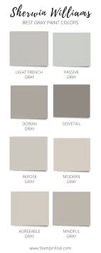 best sherwin williams gray paint colors