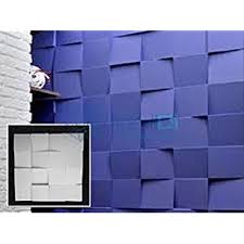Cubes Plastic Molds For 3 D Panels