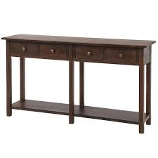 Rectangle Wood Console Table