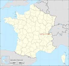 CARTE DE SAINT-TRIVIER-SUR-MOIGNANS : Situation géographique et population  de Saint-Trivier-sur-Moignans, code postal 01990
