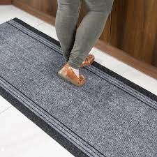 long hallway runner rug grey