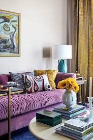 Purple Velvet Sofa Design Ideas