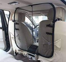Car Front Seat Mesh Barrier For Dogs