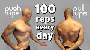 100 push ups pull ups a day for 30
