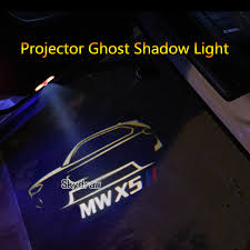 2pcs Set For Bmw X5 E70 F15 G05 2007 2019 Car Led Door Warning Light Projector Ghost Shadow Light Door Welcome Light Signal Lamp Aliexpress