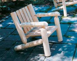 Log Style Cedar Chairs