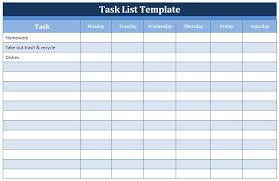 Task List Templates Microsoft Word Templates