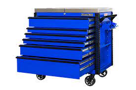 drawers tool cart with pry bar holders