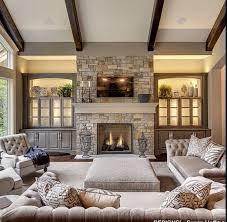 46 Stunning Living Room With Fireplace