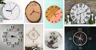 29 best diy wall clock ideas and