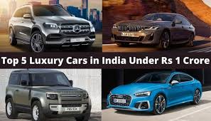 Luxury Cars In India Under Rs 1 Crore