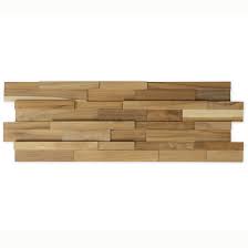 Metrie Teak 3d Wall Panel Softwood