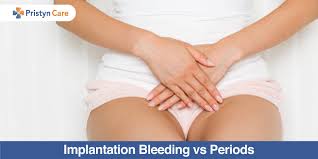 implantation bleeding vs periods how
