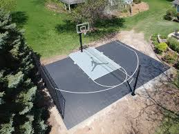 backyard basketball courts indoor