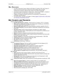 Resume for Senior Position in Financial Services   Susan Ireland    