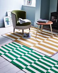 simeon woven striped cotton runner rug