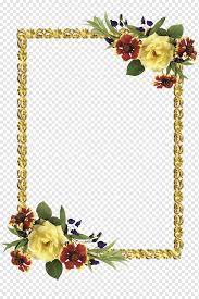 flower frame png images pngwing