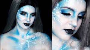 ice queen halloween makeup tutorial