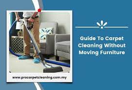 guide to carpet cleaning without moving