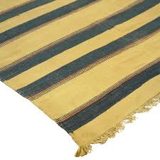vine dhurrie runner rug with stripes
