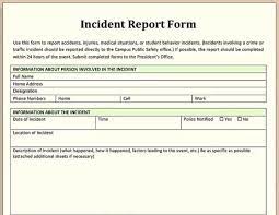 writing incident reports mindful