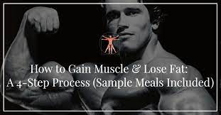 how to gain muscle lose fat a 4 step