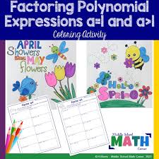 Factoring Polynomial Expressions A 1