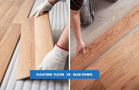 floating floor vs glue down comparison