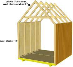 Gable Storage Shed Roof Frame