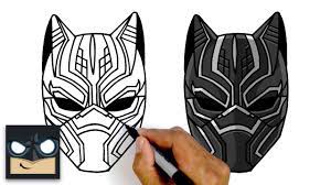 how to draw black panther the