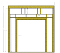 frame walls for a 10x10 modern shed
