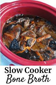 slow cooker beef bone broth recipe